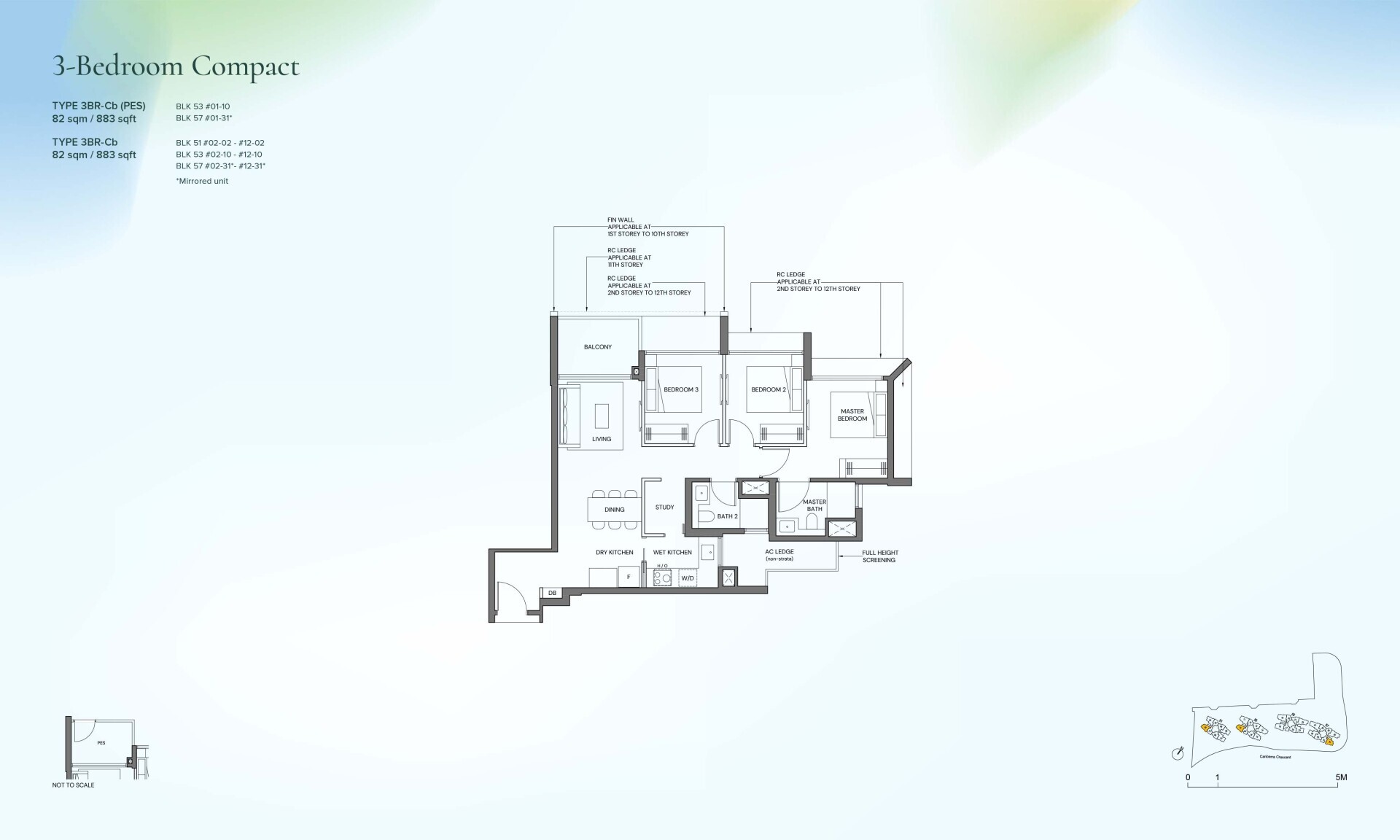 Canberra Crescent Residences floorplan